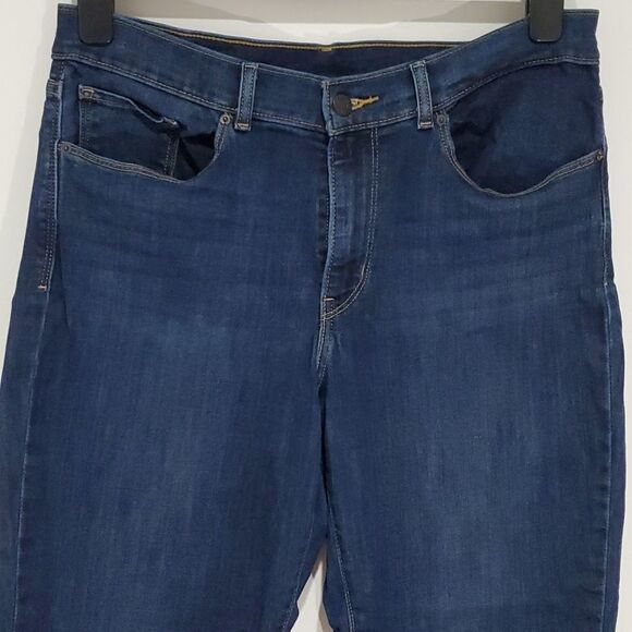 LEVI'S 32x26 dark wash high rise size 10 jeans - Picture 2 of 8